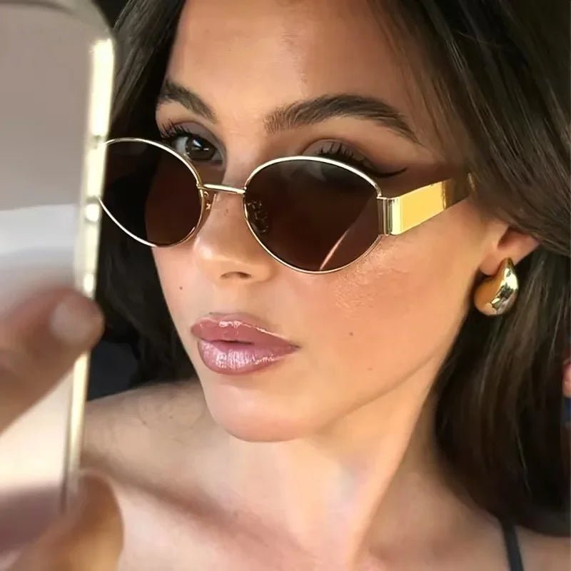 Chic Vintage Oval Sunglasses™ - Labubu Company
